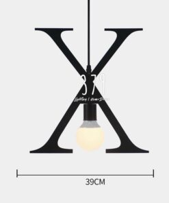 Đèn thả trang trí bảng 24 chữ cái THCN 57A