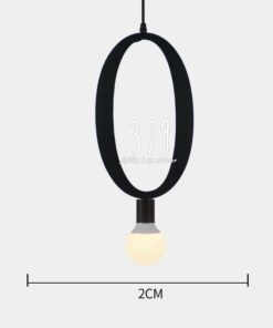 Đèn thả trang trí bảng chữ số THCN 57A