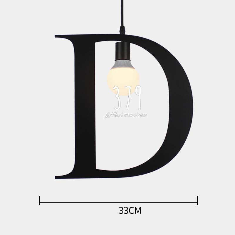 Đèn thả trang trí bảng 24 chữ cái THCN 57A