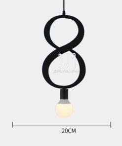 Đèn thả trang trí bảng chữ số THCN 57A