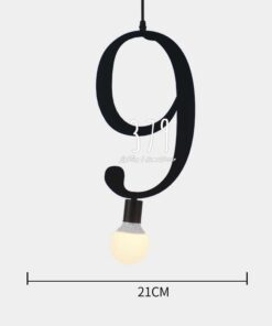 Đèn thả trang trí bảng chữ số THCN 57A