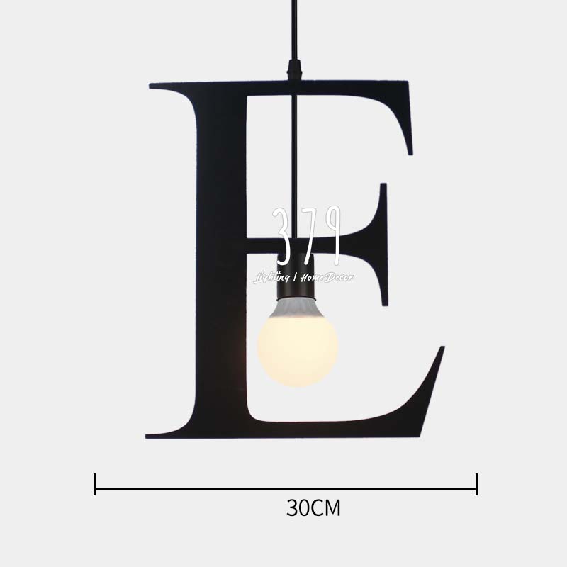 Đèn thả trang trí bảng 24 chữ cái THCN 57A