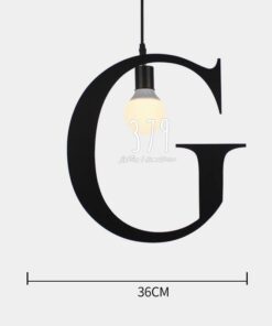 Đèn thả trang trí bảng 24 chữ cái THCN 57A