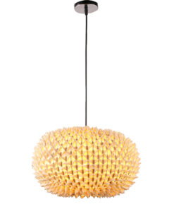 Đèn thả bàn ăn đan lá thủ công cao cấp