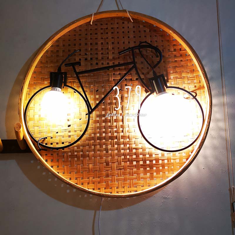 Đèn thả trang trí xe đạp giá rẻ THCN 03