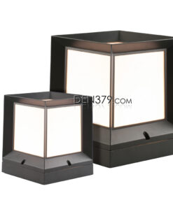 Đèn trụ ngoài trời khối vuông hiện đại Q3501