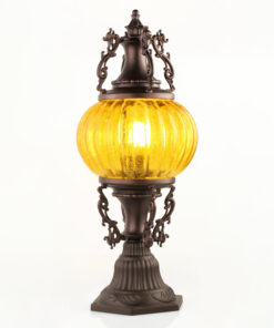 Đèn trụ cổng ngoài trời 18952: Bát Long Chầu Nguyệt