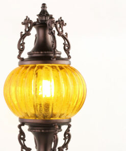 Đèn trụ cổng ngoài trời 18952: Bát Long Chầu Nguyệt