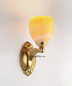 Đèn tường đồng chao đá cao cấp