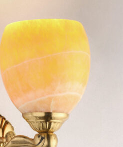 Đèn tường đồng chao đá cao cấp