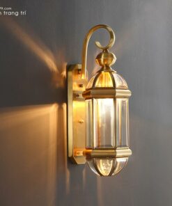 Đèn gắn tường đồng trang trí ngoài trời WE605