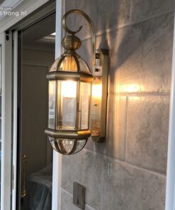 Đèn gắn tường đồng trang trí ngoài trời WE605