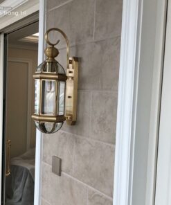 Đèn gắn tường đồng trang trí ngoài trời WE605