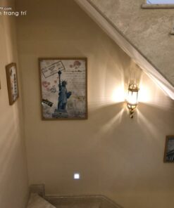 Đèn gắn tường đồng trang trí ngoài trời WE605