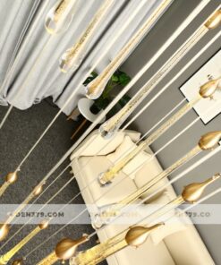 Đèn chùm thả thông tầng cầu thang, đèn thả trang trí thông tầng