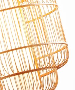 Đèn thả trang trí mây tre đan