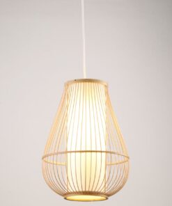 Đèn thả trang trí mây tre đan