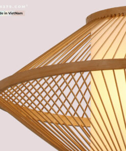 Đèn thả trang trí mây tre đan