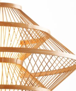 Đèn thả trang trí mây tre đan