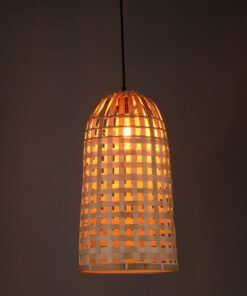 Đèn thả trang trí mây tre đan