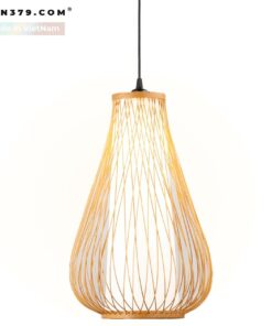 Đèn thả trang trí mây tre đan