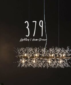 Đèn thả trang trí bàn ăn pha lê thanh ngang THCN 21A-20