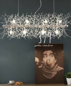 Đèn thả trang trí bàn ăn pha lê thanh ngang THCN 21A-20