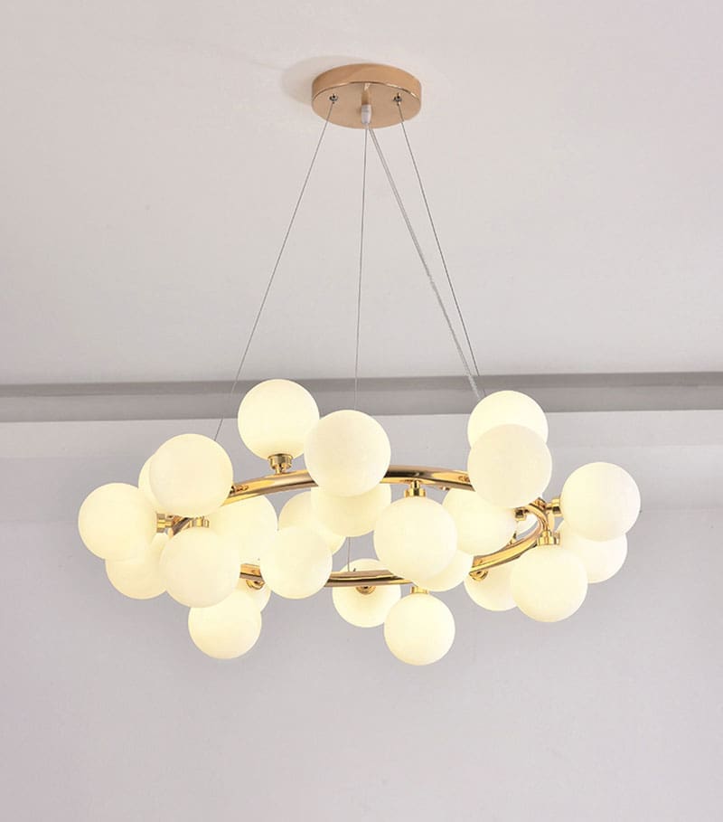 Đèn chùm trang trí thủy tinh 25 bóng L632