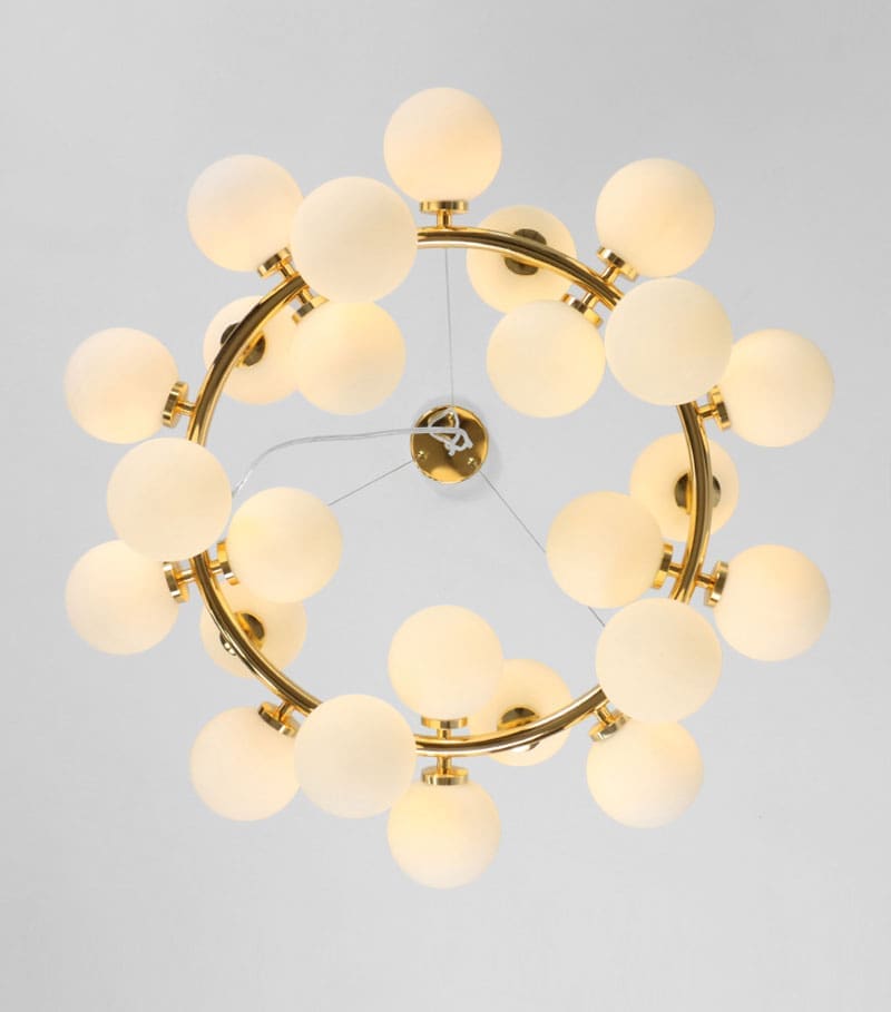 Đèn chùm trang trí thủy tinh 25 bóng L632