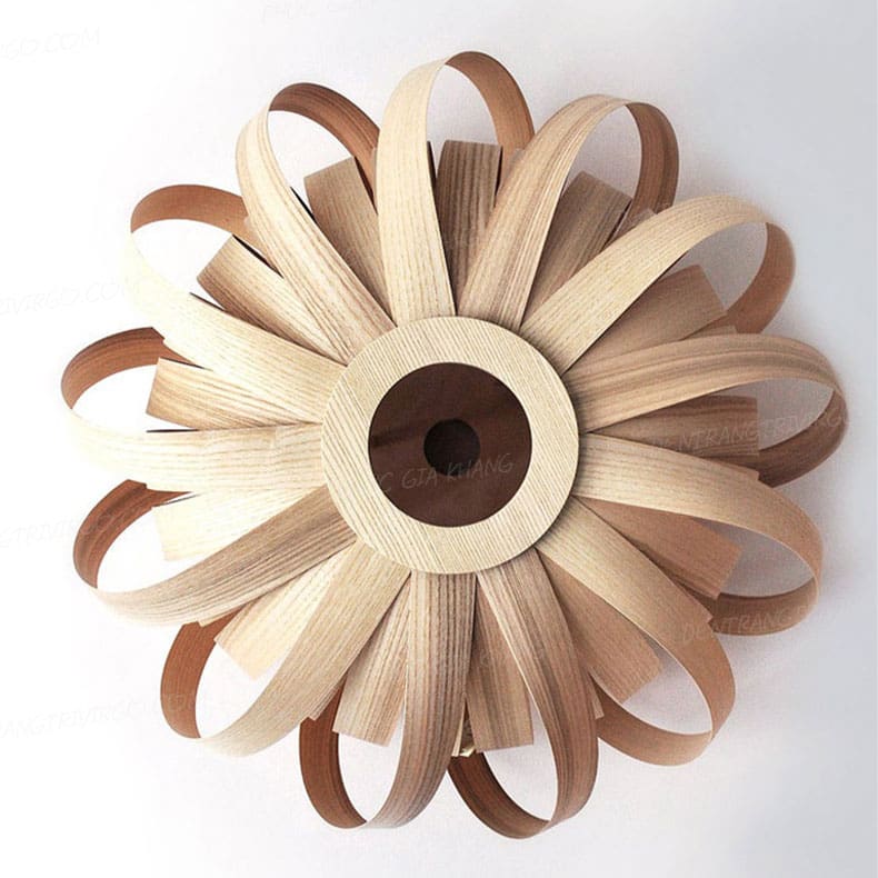 Đèn thả gỗ trang trí L666