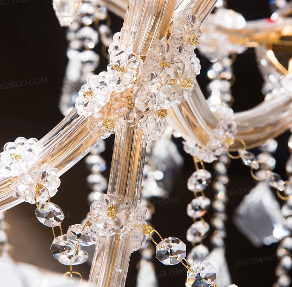 Đèn chùm pha lê nến trang trí cao cấp L628