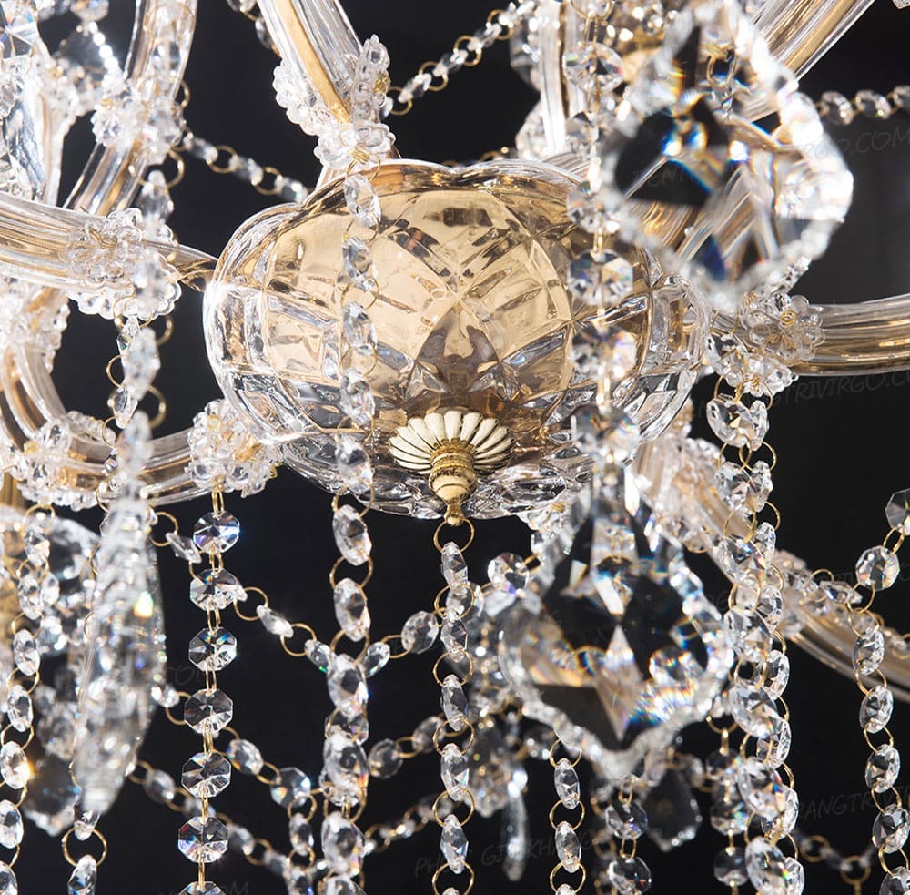 Đèn chùm pha lê nến trang trí cao cấp L628