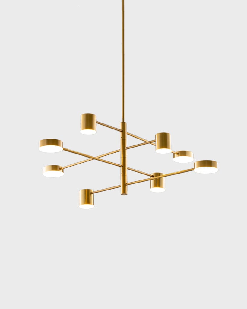 Đèn Thả Trần Hiện Đại Khung Vàng Kim Dáng Cành Cây VRG-THCN11221