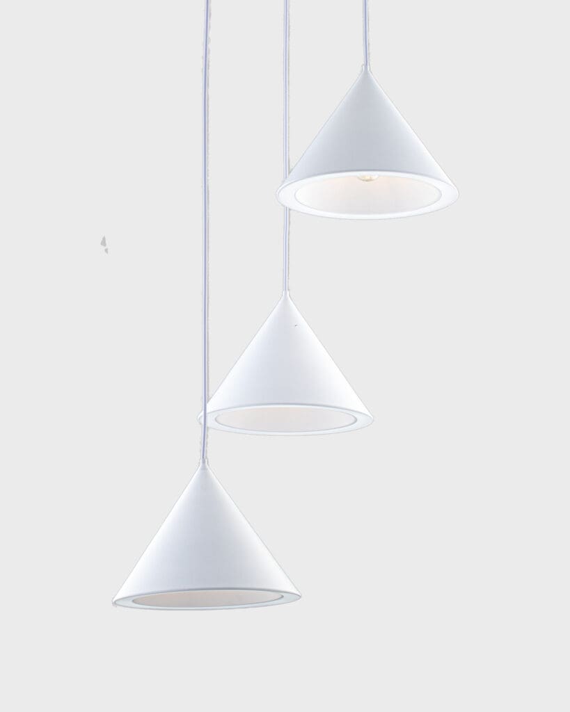 Đèn Thả Bàn Ăn Bộ 3 Hình Nón Hiện Đại VRG-THD38-3