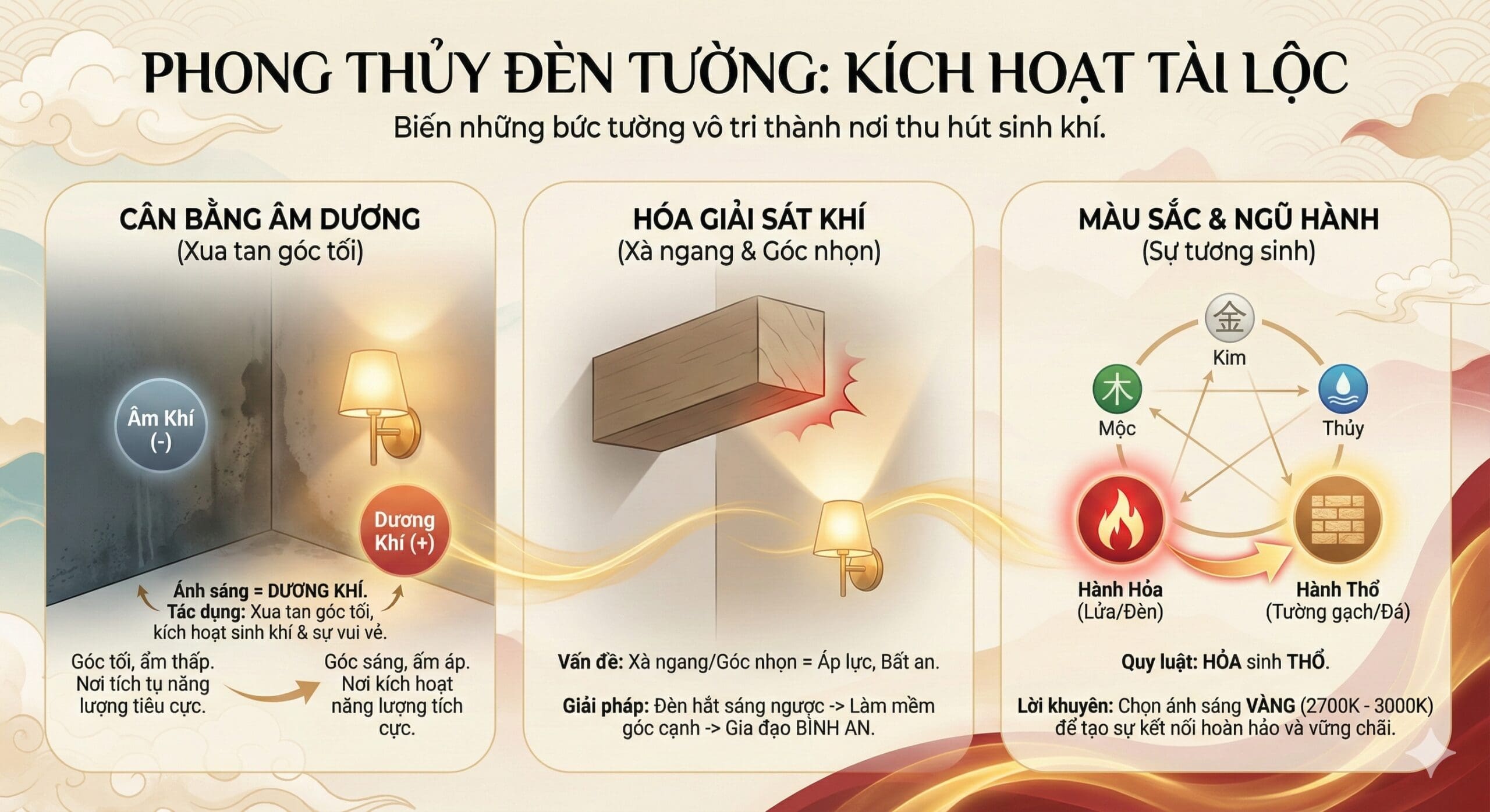 Yếu tố Phong Thủy - Kích hoạt tài lộc từ những bức tường
