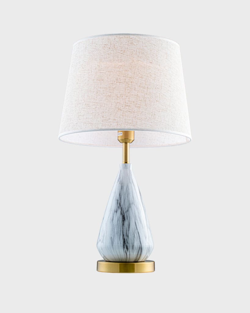 Đèn Bàn Tân Cổ Điển Pha Lê Hình Giọt Nước Màu Trắng Vàng Đẳng Cấp VRG-DB47