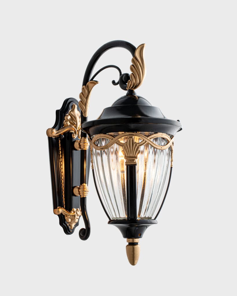 Đèn Tường Cổ Điển Pha Lê Đen Gold Sang Trọng Tinh Tế VRG-TD77