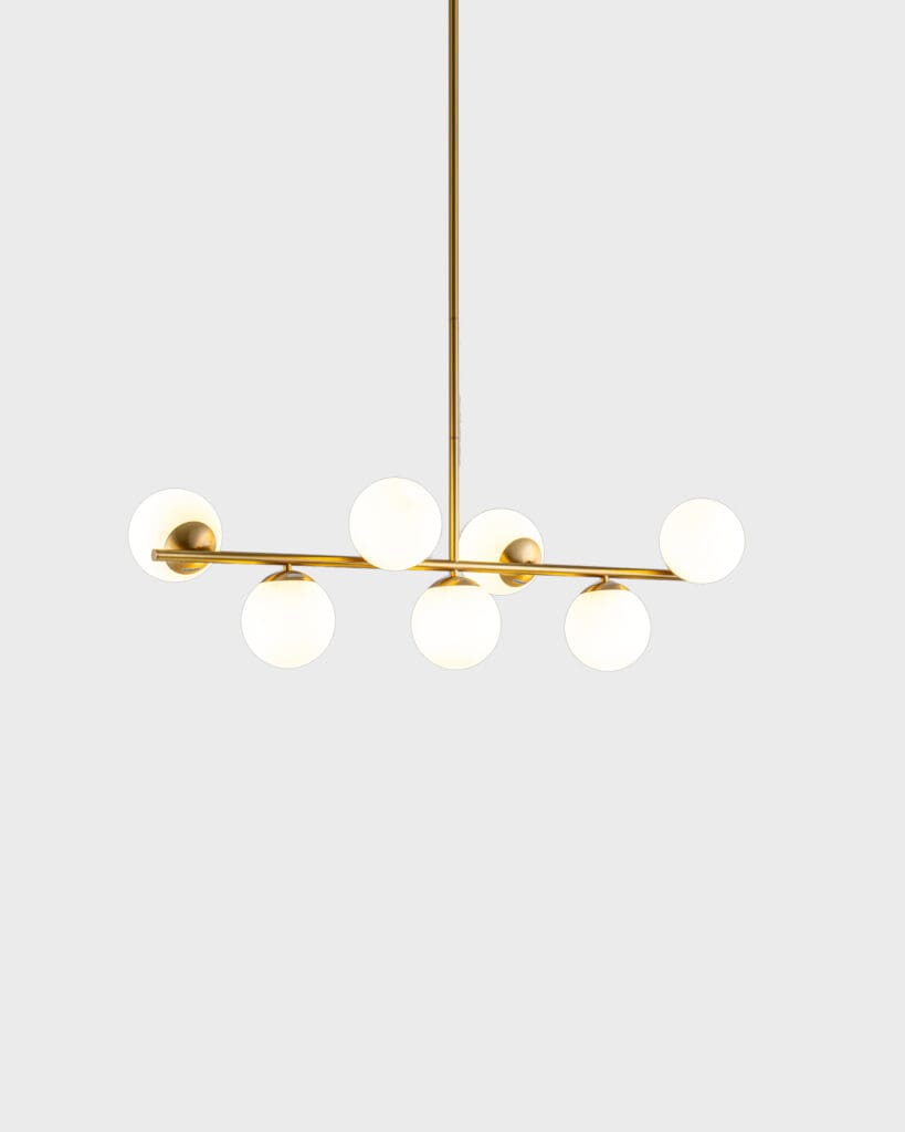 Đèn Thả Hiện Đại Hợp Kim Vòng Tròn Màu Vàng Sang Trọng VRG-TTK85N7