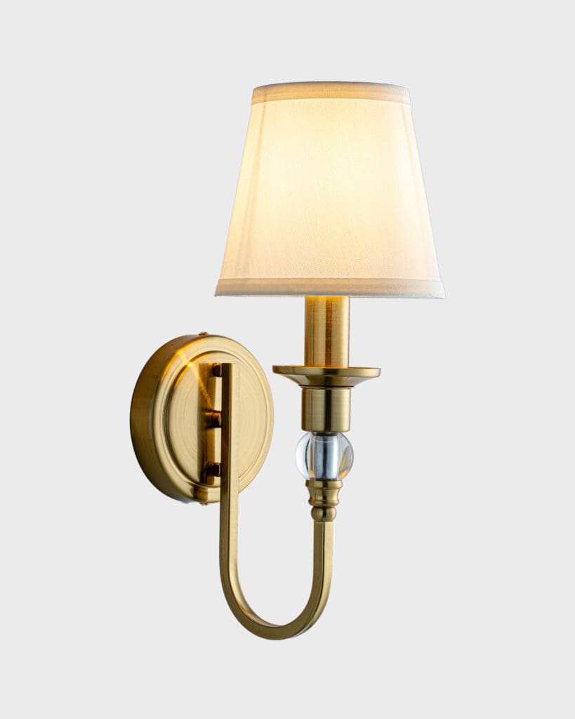 Đèn Tường Đồng Cổ Điển Pha Lê Sang Trọng Tinh Tế VRG-VDC03