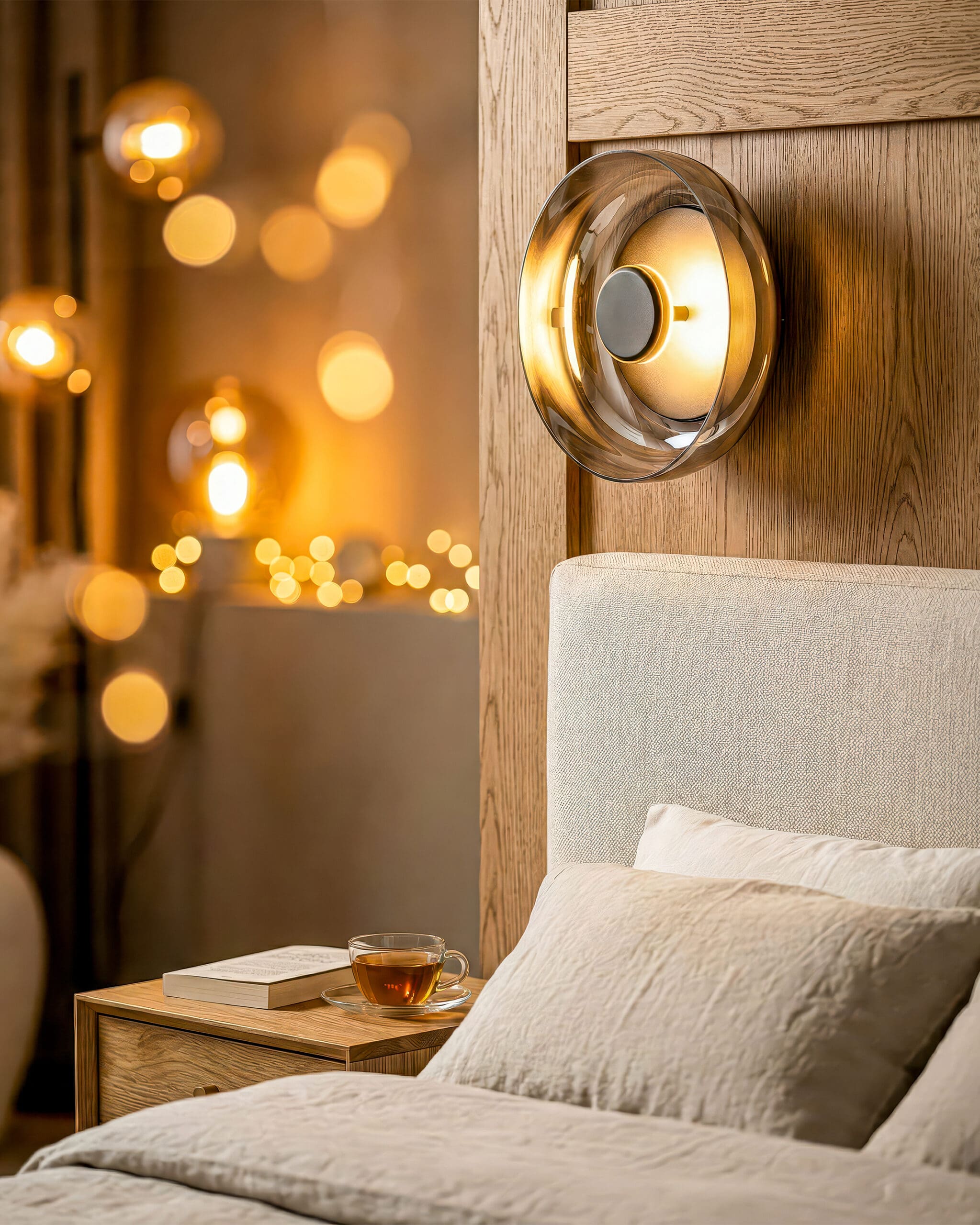 Đèn Tường Thủy Tinh Bán Bầu Sang Trọng và Hiện đại VRG-VK50