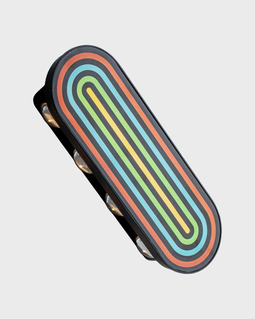 Đèn Tường Hiện Đại Hợp Kim Hình Oval Màu Sắc Sáng Tạo Sang Trọng VRG-VNT980-4