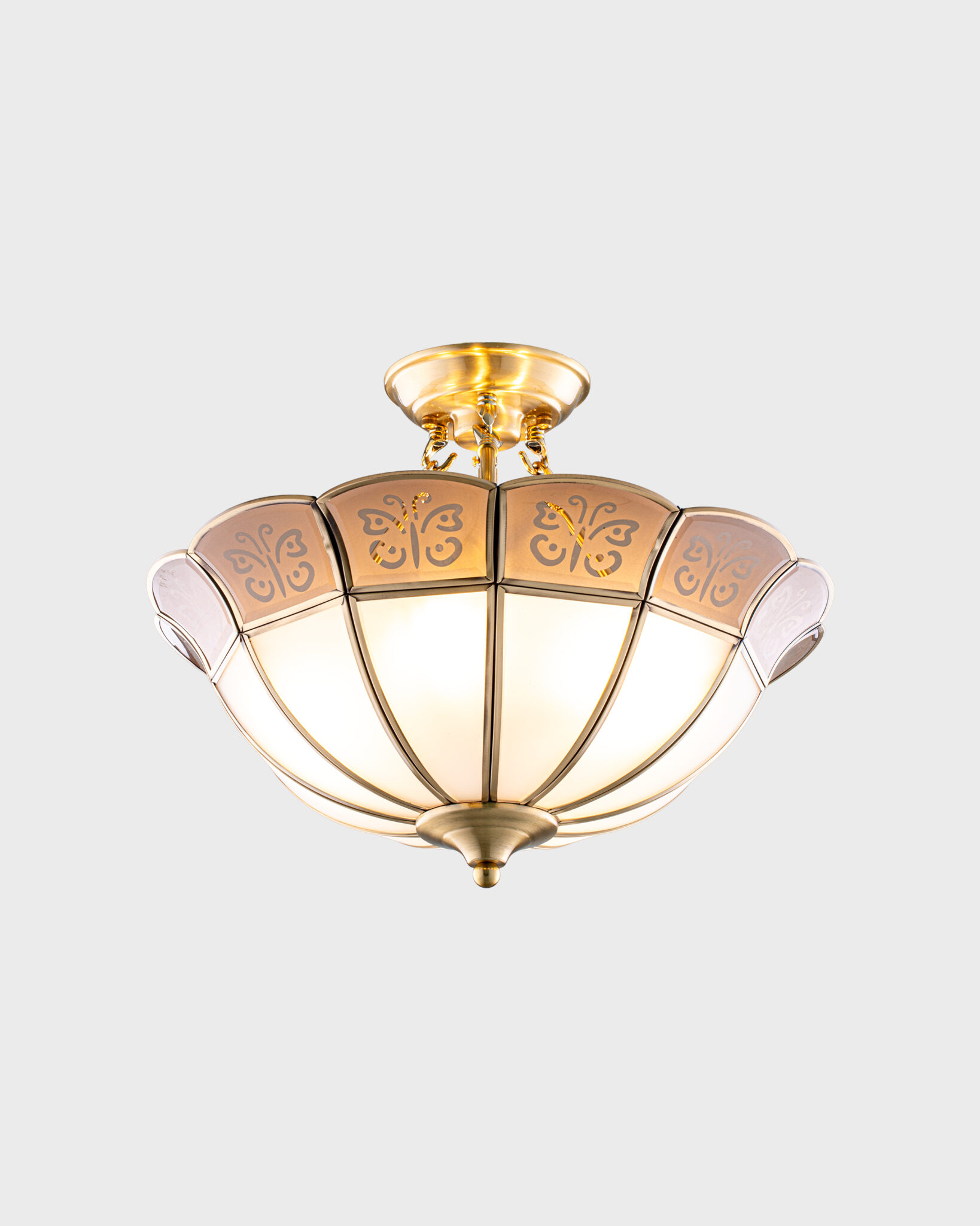 Đèn Ốp Trần Pha Lê Cổ Điển Vàng Gold Sang Trọng Vintage VRG-THD2323