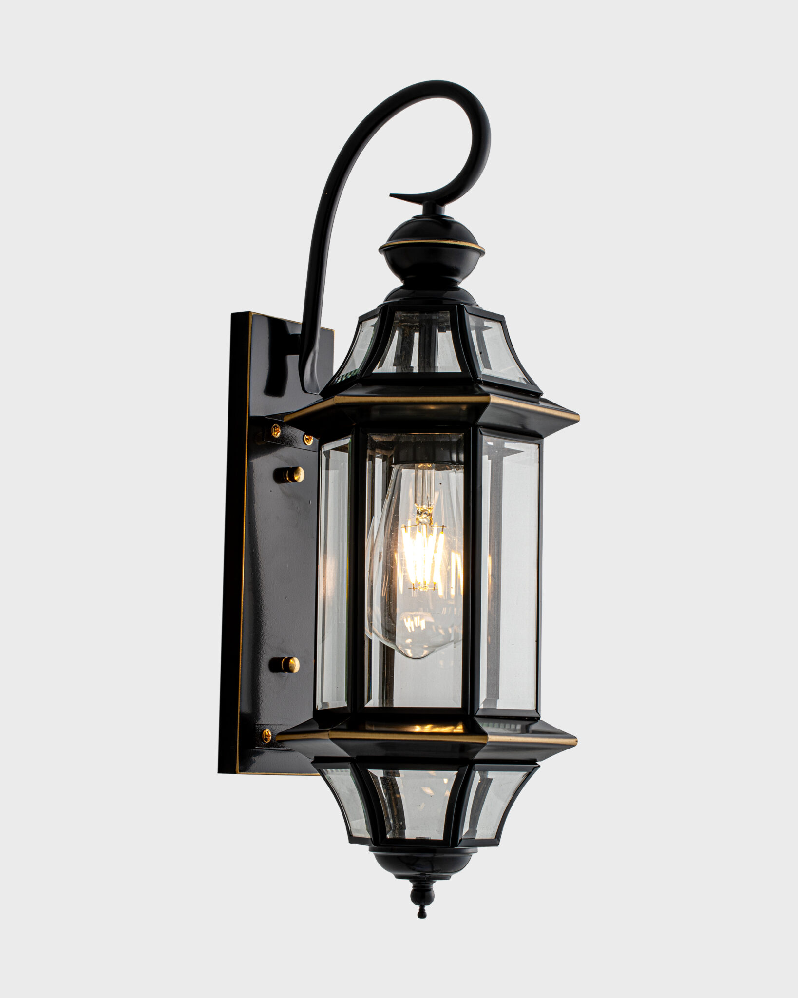 Đèn Tường Đồng Cổ Điển Pha Lê Hình Chóp Đen Sang Trọng VRG-VD6803