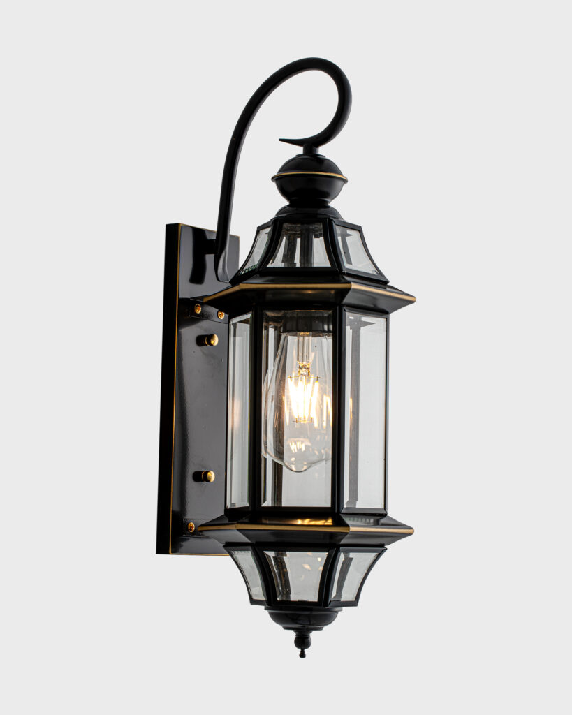 Đèn Tường Đồng Cổ Điển Pha Lê Hình Chóp Đen Sang Trọng VRG-VD6803