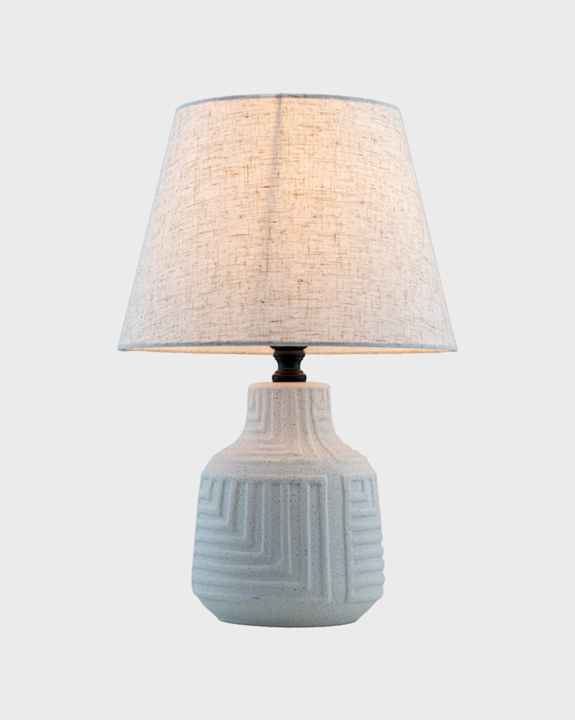 Đèn Bàn Gốm Hiện Đại Trụ Tường Cảm Hứng Vintage Sang Trọng VRG-DB99