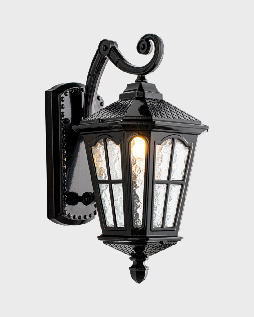 Đèn Tường Cổ Điển Hợp Kim Đen Hình Khối Sang Trọng VRG-TD42