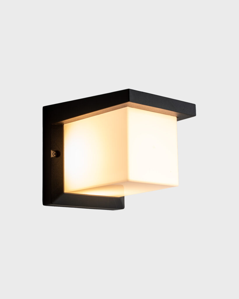 Đèn Tường Hiện Đại Hợp Kim Đen Hình Khối Sang Trọng VRG-VNT2230