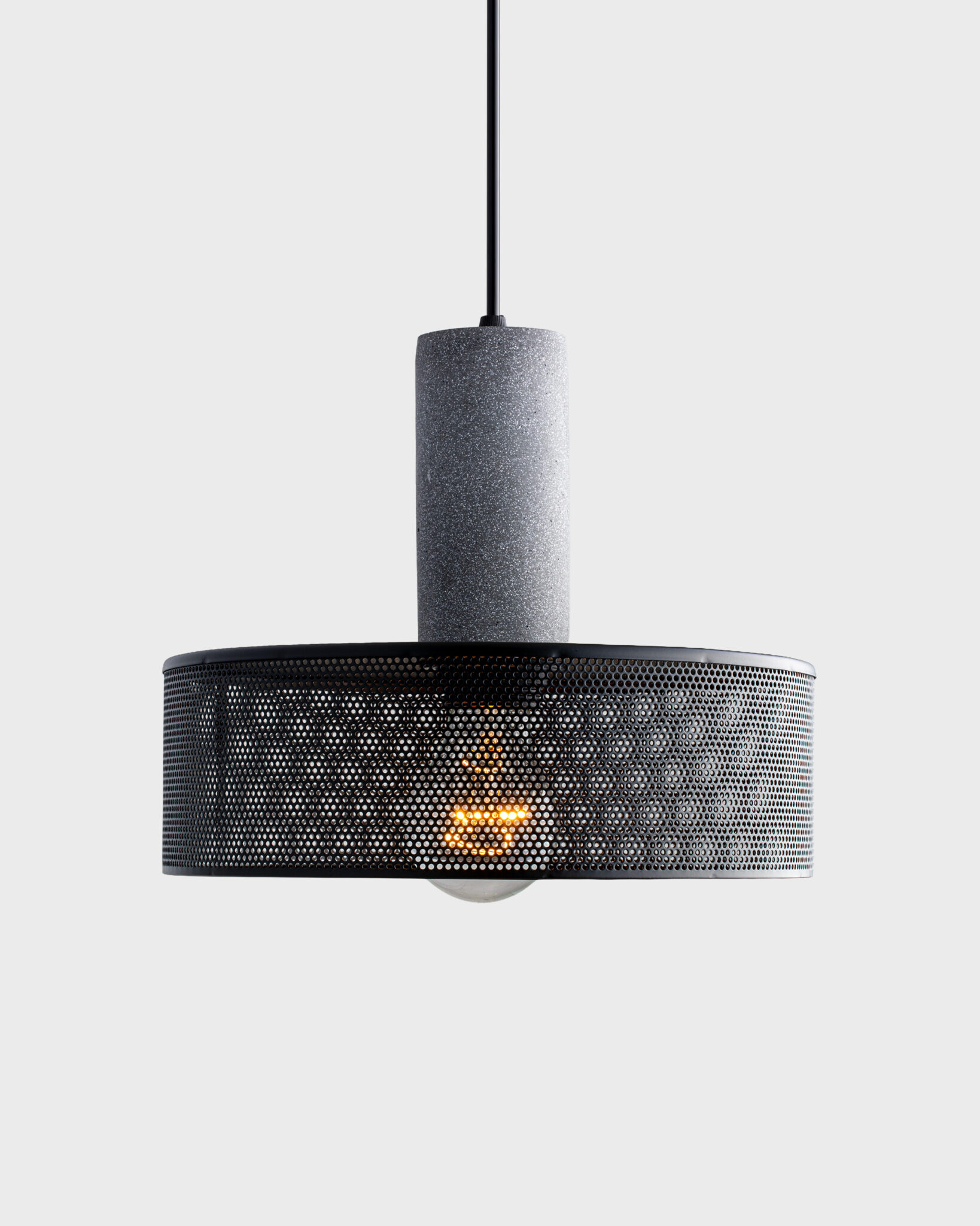 Đèn Thả Hiện Đại Hợp Kim Màu Đen Thiết Kế Tối Giản VRG-DT12452