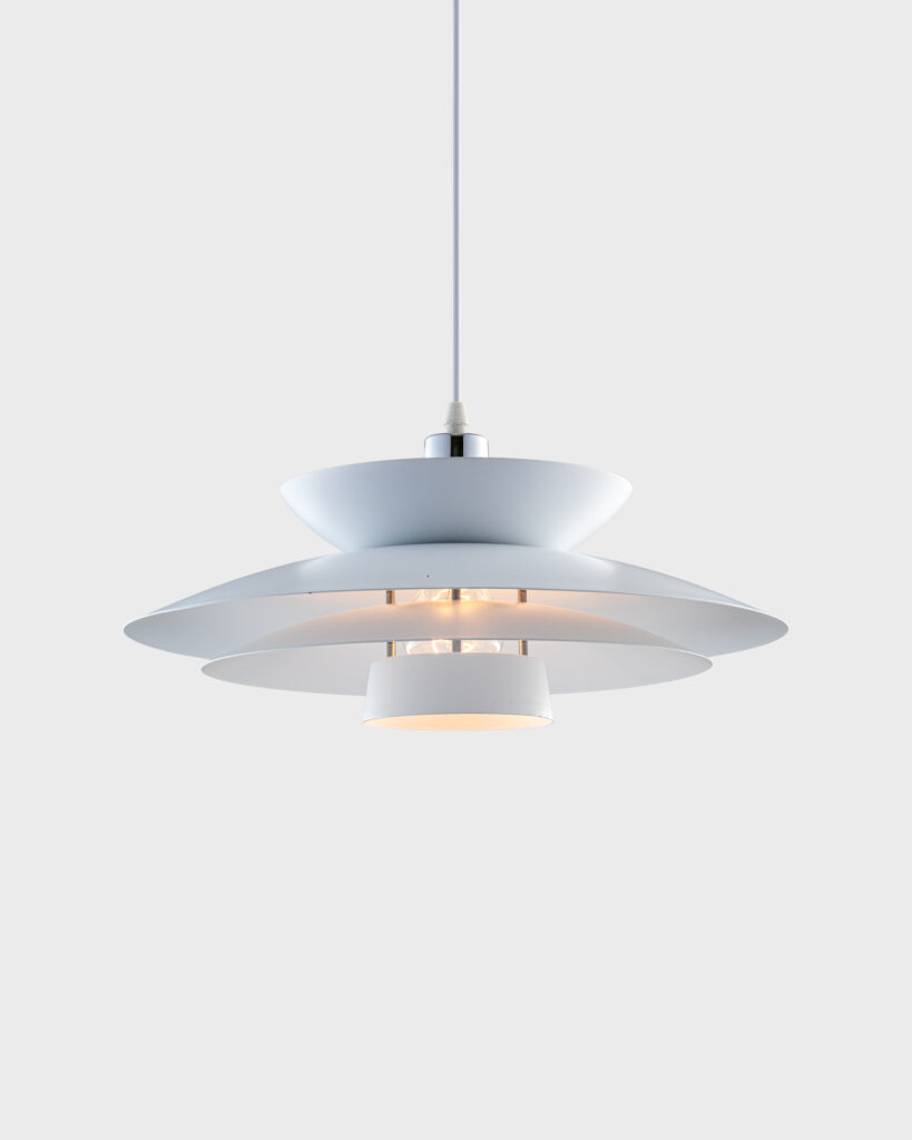 Đèn Thả Hiện Đại Hợp Kim Màu Trắng Kiểu Dáng Đơn Giản Sang Trọng VRG-THD140H