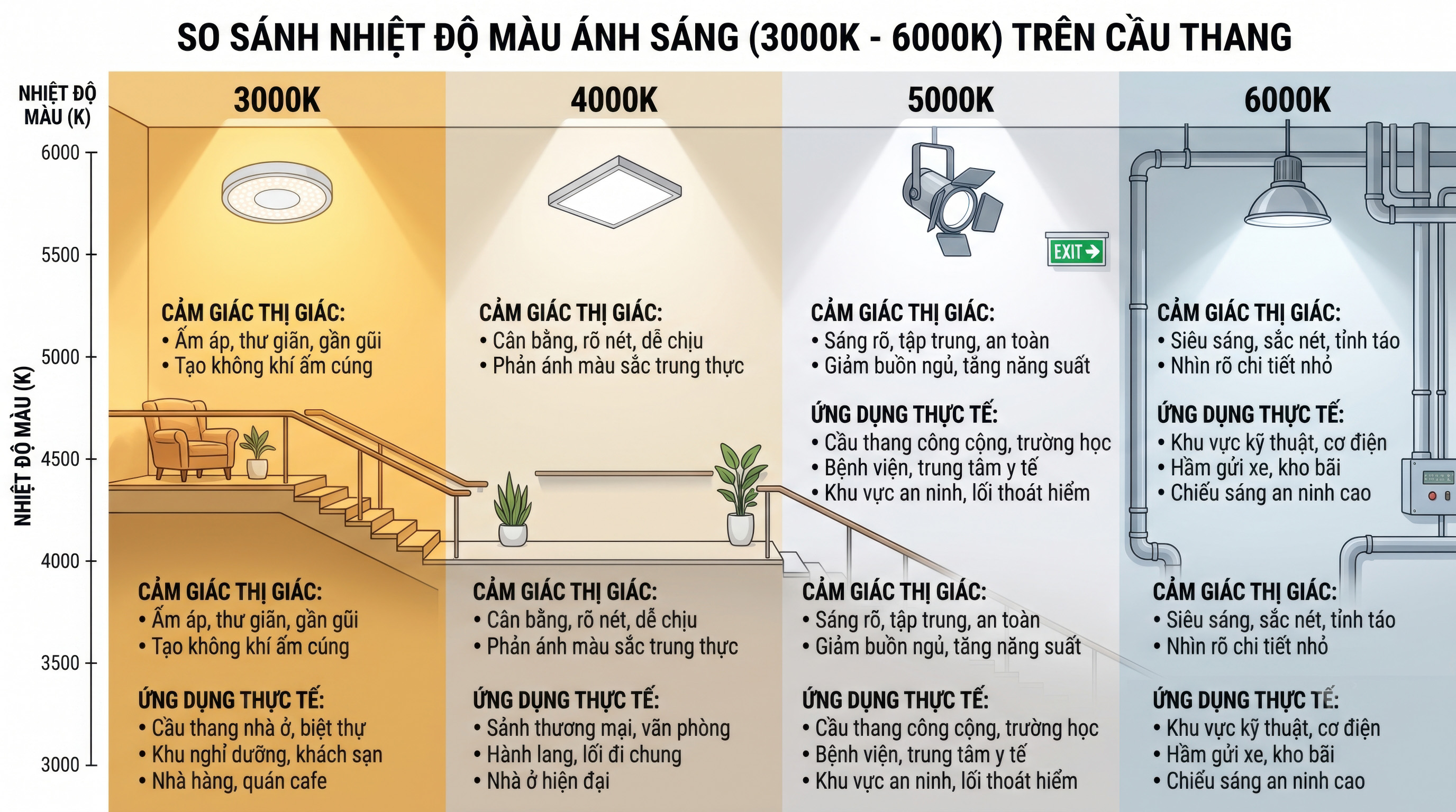 50 mau den trang tri cau thang thong minh an toan. 3